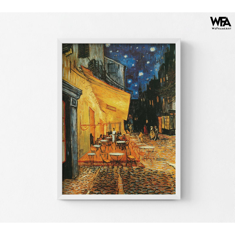 Café de nuit par Vincent Van Gogh, décoration murale de cafétéria, impression d'art de restaurant, art mural café, impression de paysage de Van Gogh, décor de cafétéria française