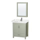 Sheffield 30" Bathroom Vanity Set with Mirror and Medicine Cabinet