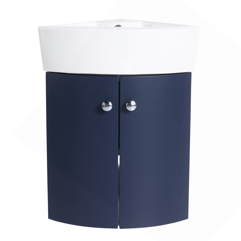 Ensemble de meuble-lavabo de coin en coin