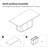 Arnolec 70''W Modern Farmhouse 8-Person Solid Wood Frame Oak Dining Table with Storage-299893291