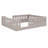 Wood Platform Bed With Guardrail-341466301
