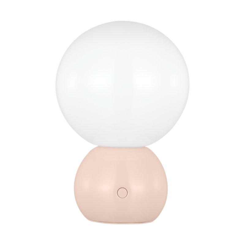 Suki Metal USB Table Lamp, Blush