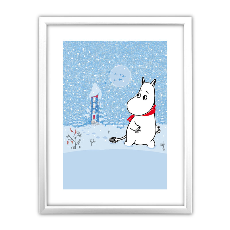 Tove Jansson - Single Picture Frame Print, White
