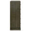 Commode 5 tiroirs czupka cacao foncé