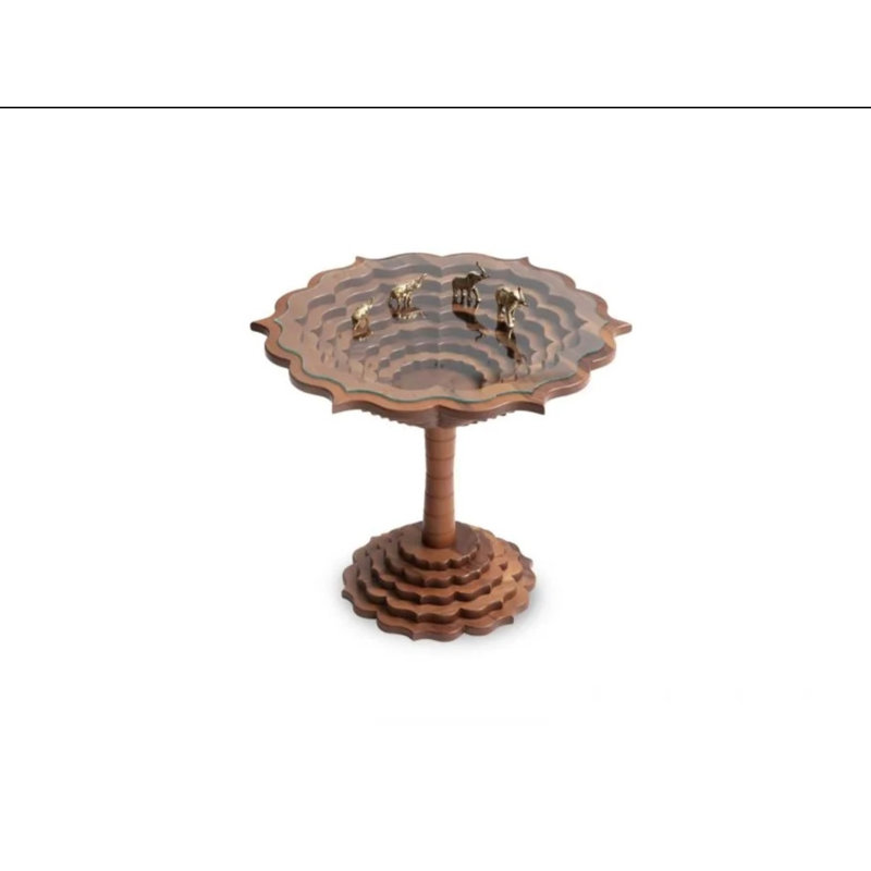Table de bout en verre