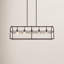 Luminaire suspendu linéaire à 5 lumières pour îlot de cuisine Bryes Hydrangea-1285468962