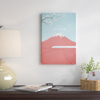 « japan », art textuel sur toile tendue