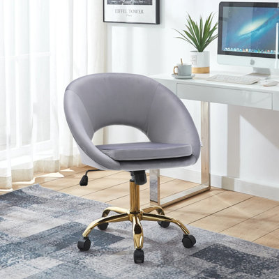 Velvet Office Chair