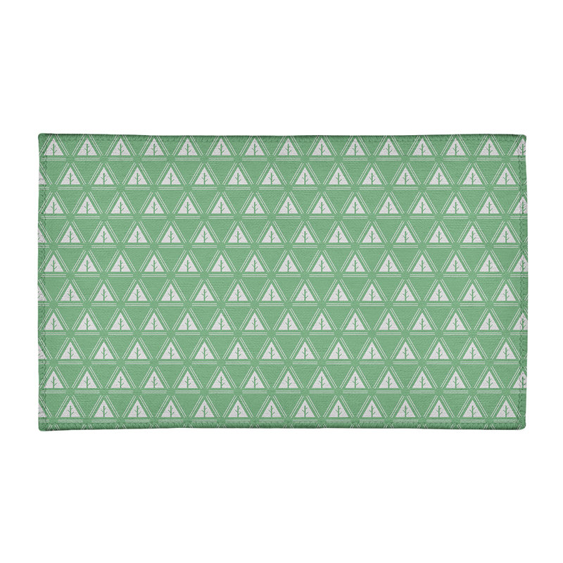 Chenille Geometric Indoor Rug, Rectangle 4' x 6'
