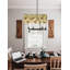 Cantonnière en coton beige Woodland Retreat
