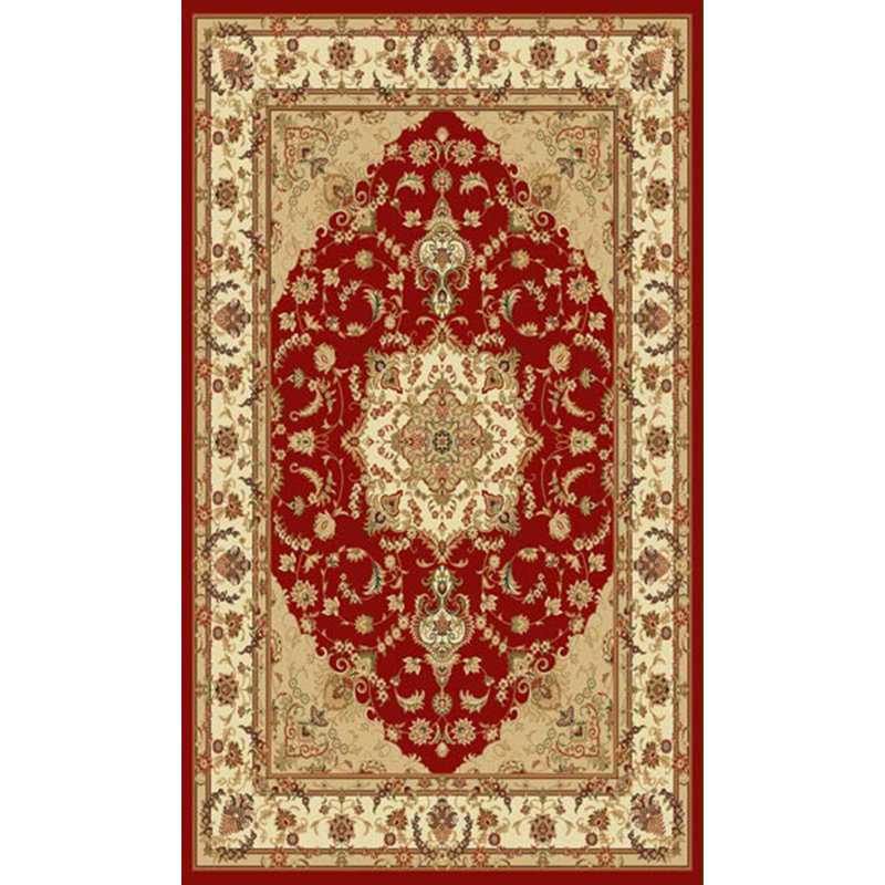 Perdido Oriental Area Rug in Burgundy