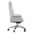 Adelmar Executive Conference Office Chair – Leather Swivel Task Seating with Lumbar Support and Aluminum Frame for Home Office, Study-660000218