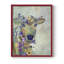 Fantastic Florals Cow, reproduction encadrée - bois massif-1987585889-1987585891