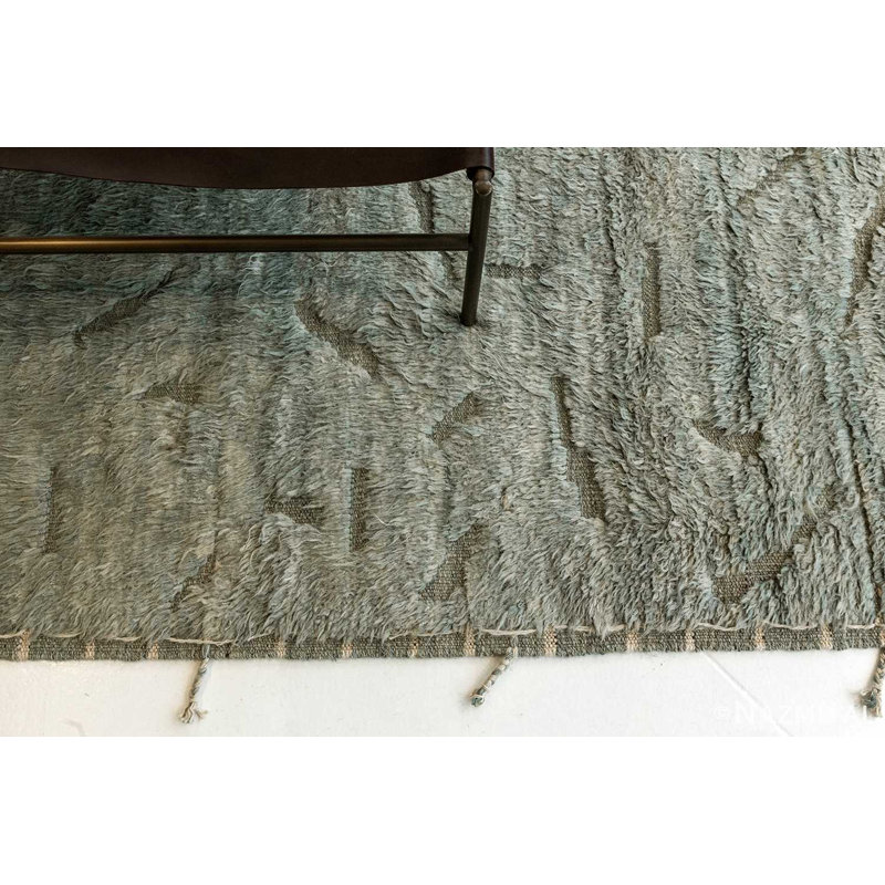 Tapis moderne à motif primitif
