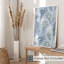 «Holiday Blue Winter Forest Trees IV», reproduction d'art moderne sans cadre-2098091470