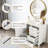 36" Bathroom Vanity With Solid Pine Frame And Ceramic Sink-608865520-608865521