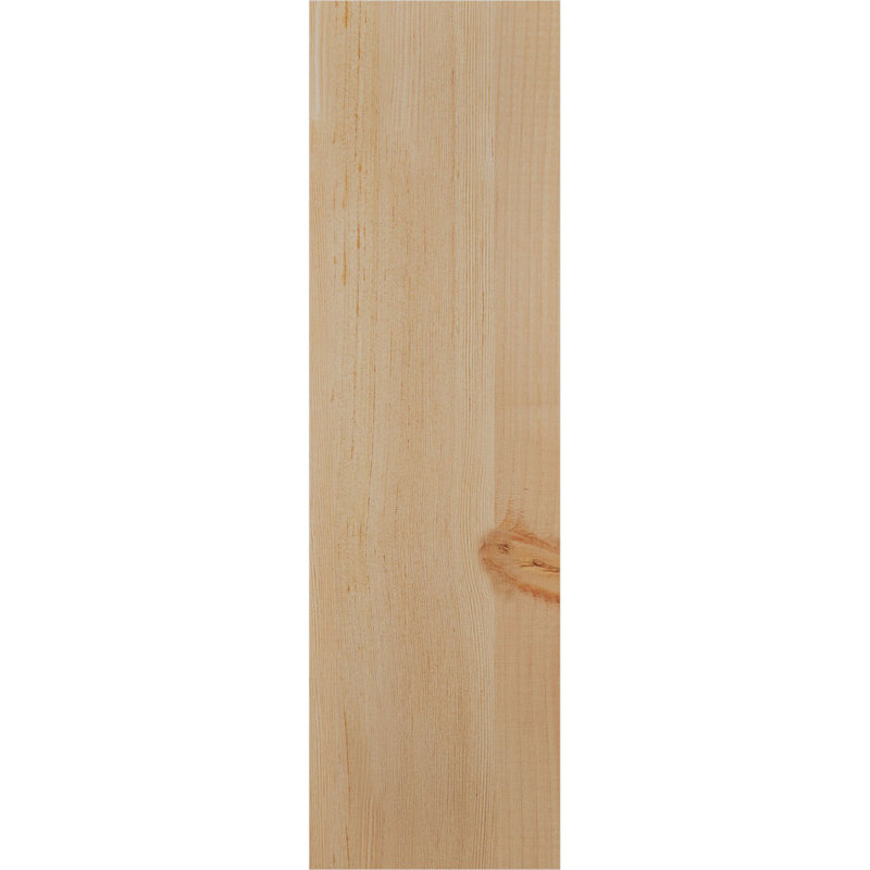 Corbeau Huntington avec plaque arrière, H 26 po x l 7,5 po x P 14 po, Sapin de Douglas, Lisse