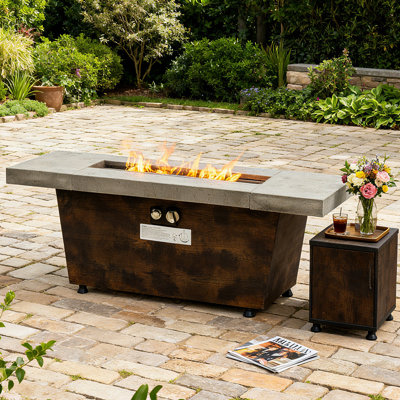 Table de foyer d'extérieur au gaz Peirt