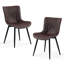 Comfortable Padded Dining Chairs with Back Easy Assembly Upholstered Side Chair, Accent Chairs for Kitchen, Dining Room-2002362645