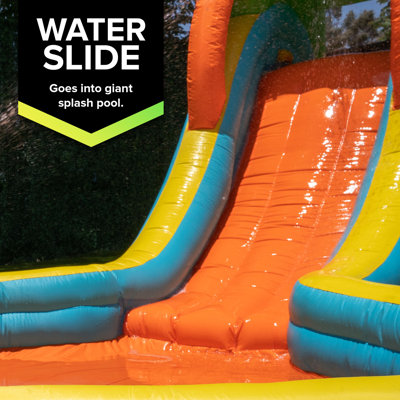Sportspower 7' x 20' Bounce House Water Slide and Air Blower & Reviews ...