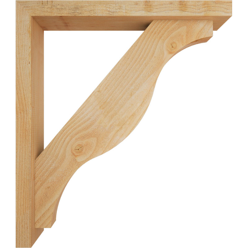 Support Funston Block avec support décalé, 32 x 28, Sapin Douglas de l 4 po (scié brut)