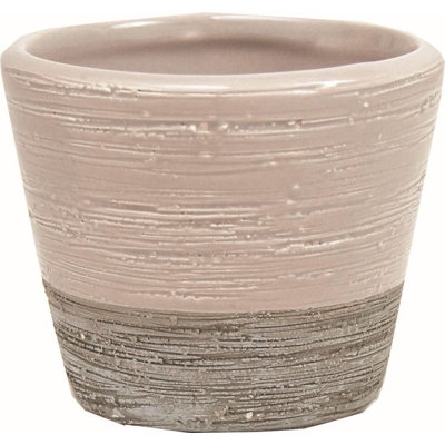 Pot à fleurs gris Kalvin