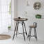 Exton Round Metal Base Dining Table