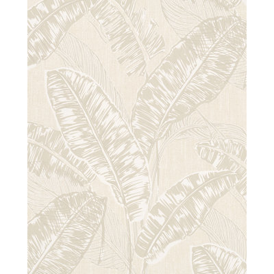 Kristyna Tropical Leaf Print 10m x 53cm Wallpaper Roll