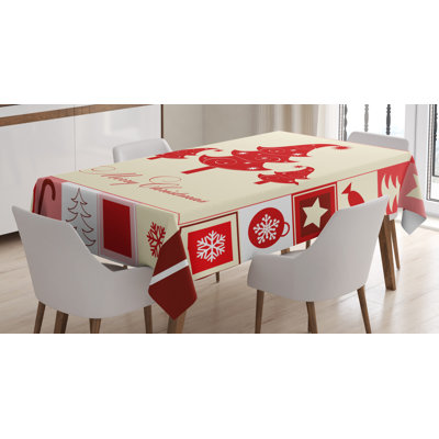Geometric Christmas Tablecloth