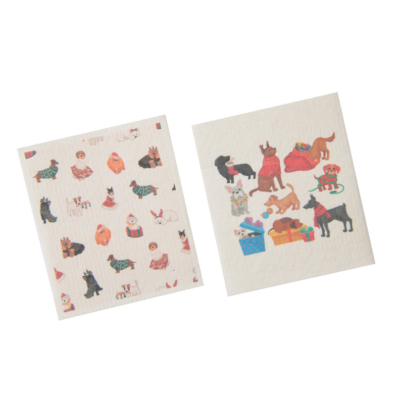 Ensemble de 2 serviettes suédoises suédoises - ensemble de 2