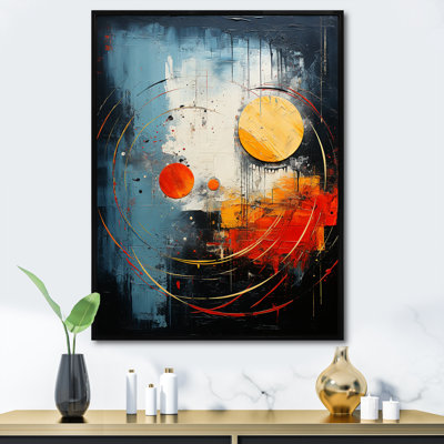«Red and Blue Abstracted Tastes II», reproduction sur toile