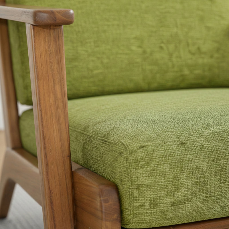 Fauteuil Roddney, Lin vert pistache