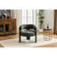 Fauteuil d'appoint simple moderne en tissu avec sculpture distinctive, confortable et une large gamme de couleurs. Revêtement contemporain confortable, siège stable de conception cylindrique unique