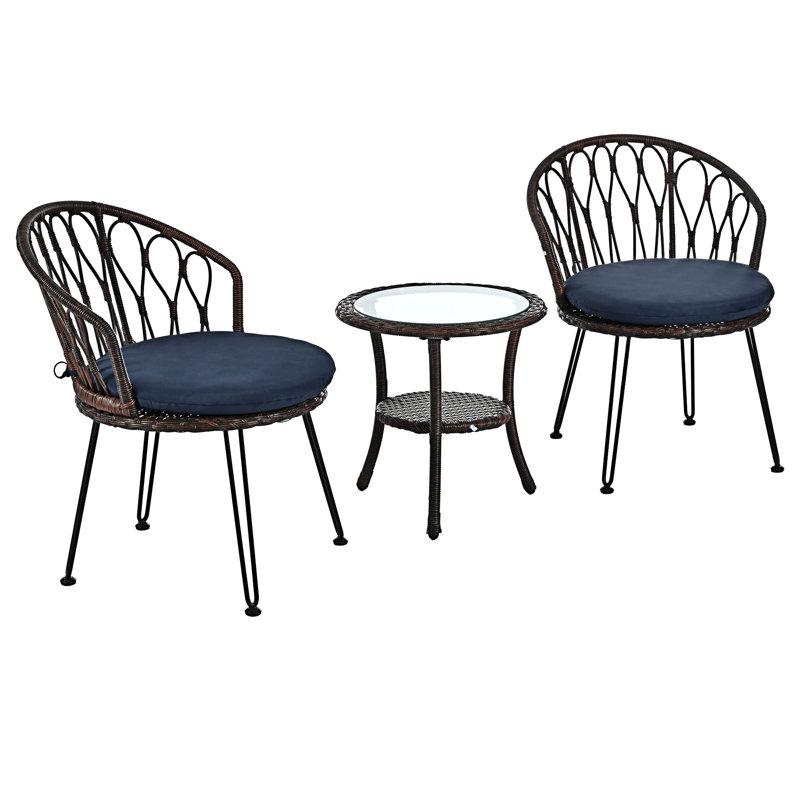 Ensemble de loisirs d'extérieur, Bleu, Brun