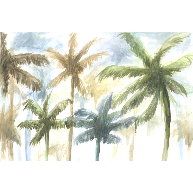 17 Stories Palm Trees - Wrapped Canvas Painting | Wayfair.ie