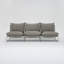 Dalvey 246cm Wide Rectangle Steel Patio Sofa with Cushions-1690579776