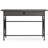 Solid + Manufactured Wood Chisel and Forge Writing Desk in Smoke Gray