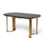 Casen Extendable Oval Metal Base Dining Table