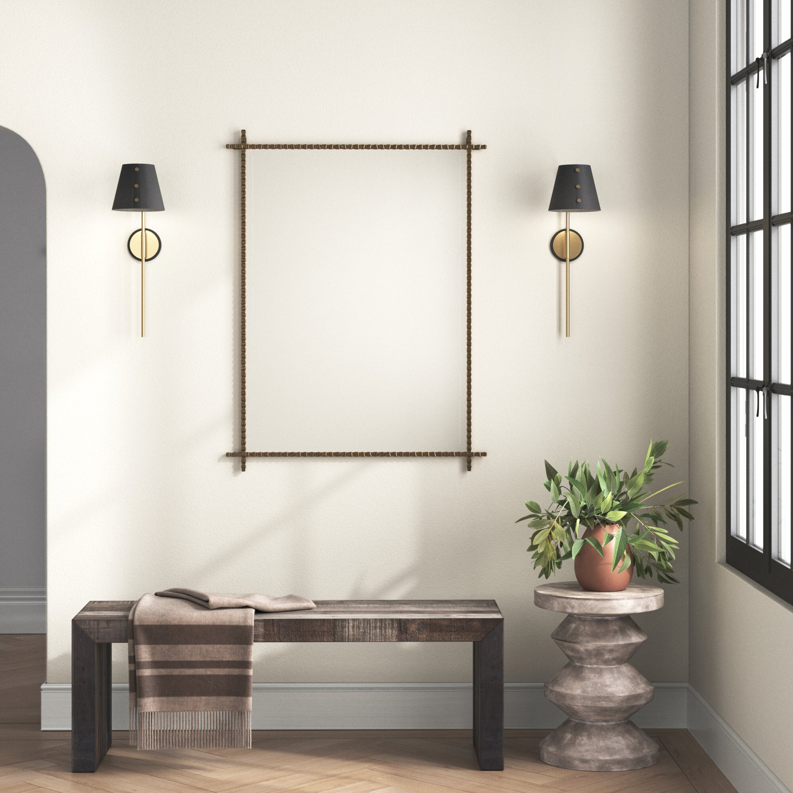 Jareth 34" Beveled Accent Mirror