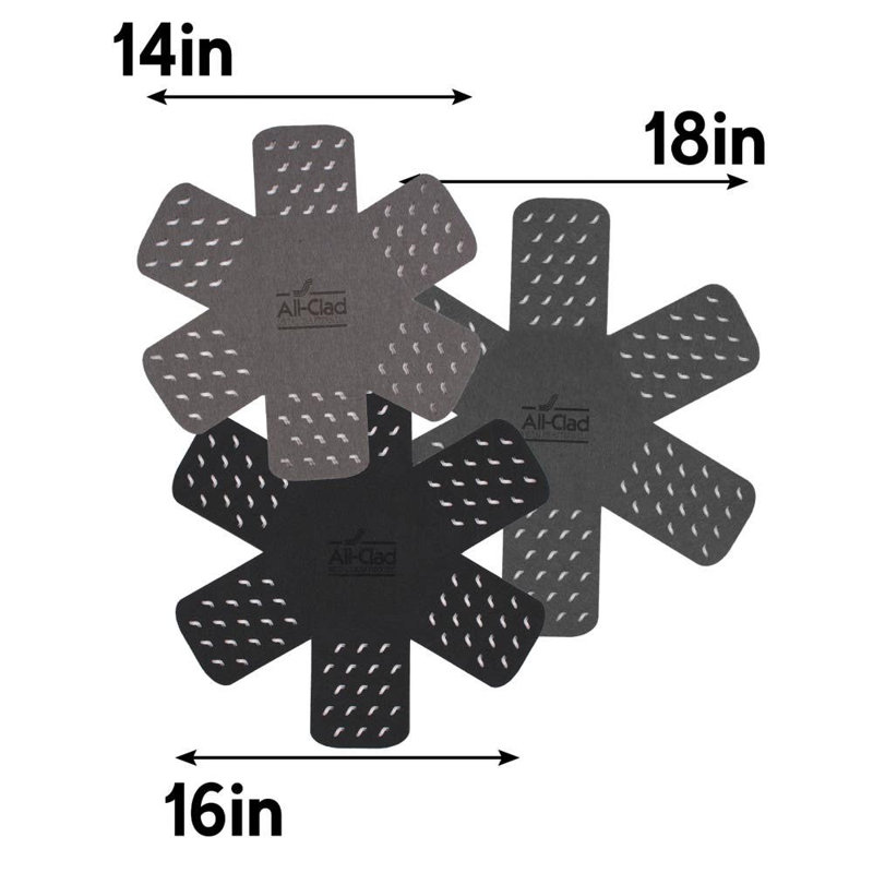 6-Piece Cookware Protectors, Silicone Grip, & Dish Drying Mat Set