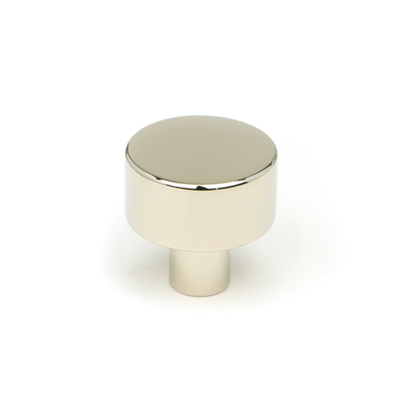 Round Knob, 2.5 cm, Polished Nickel