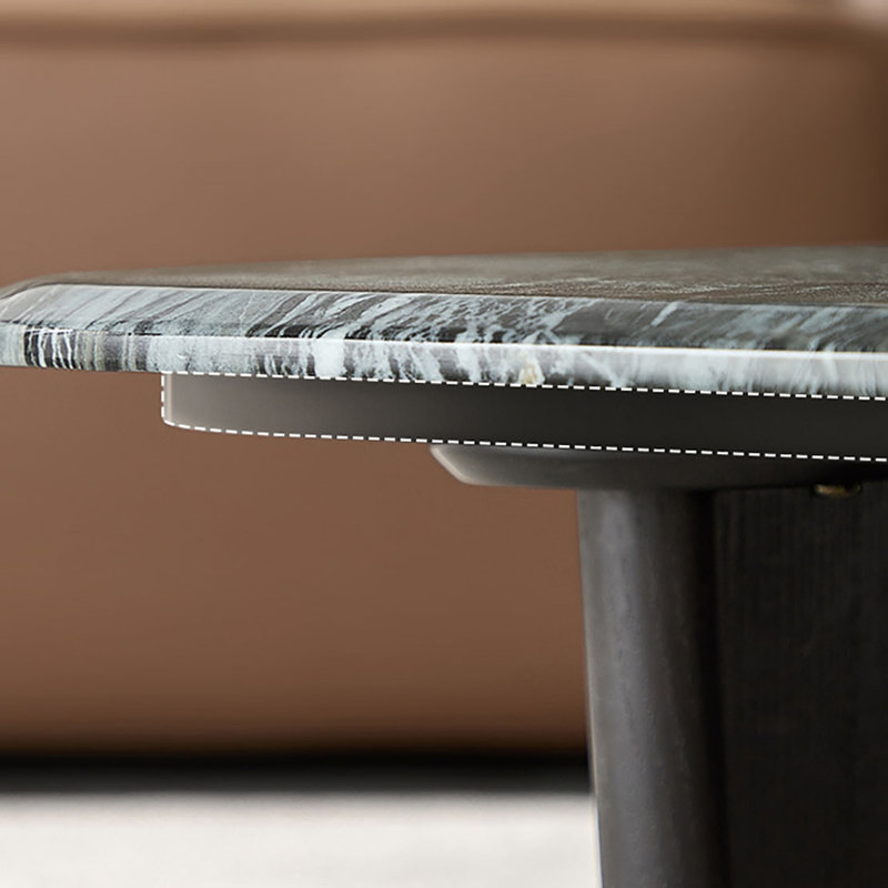 Light luxury modern marble coffee table
