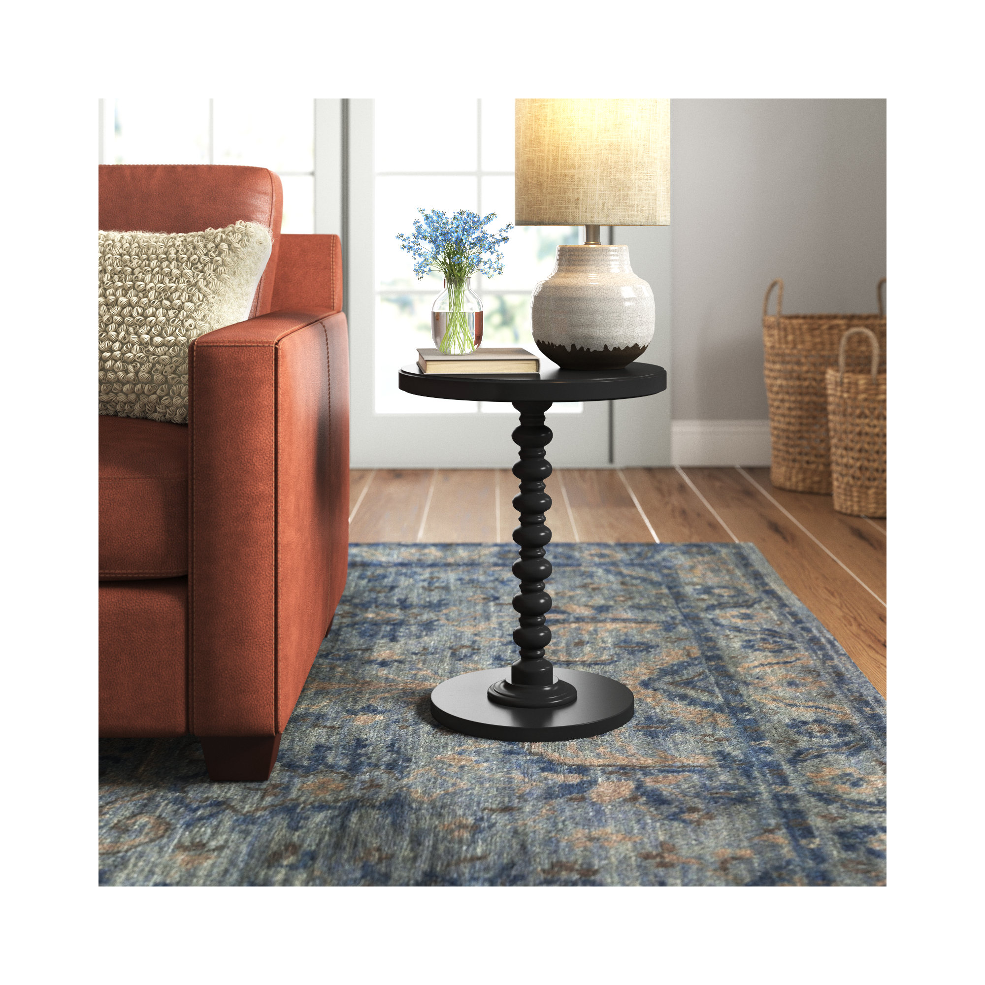 Fiama End Table, Black