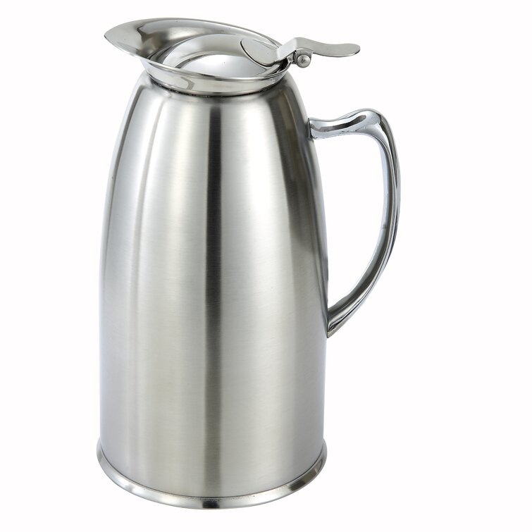 STAINLESS STEEL PITCHER-STYLE THERMOS - Black