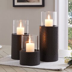 9pcs Free-Standing Floor Candle Holders Set