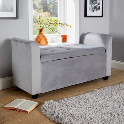 Cheeseman Wide Upholstered Storage Ottoman