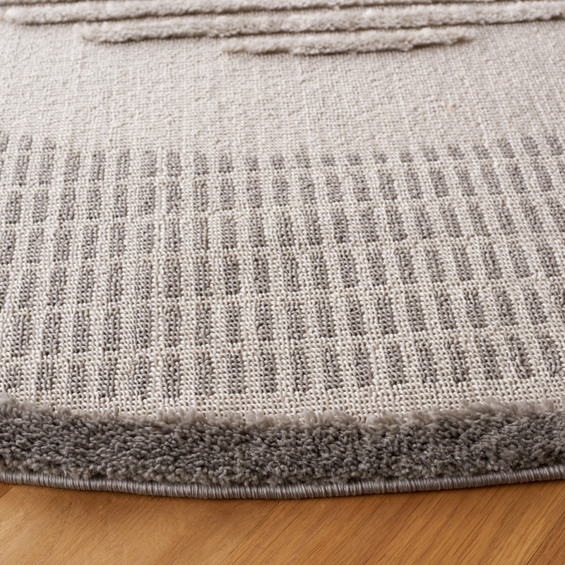 Tapis gris Urban / Urban Urban, Rond 6 pi 7 po