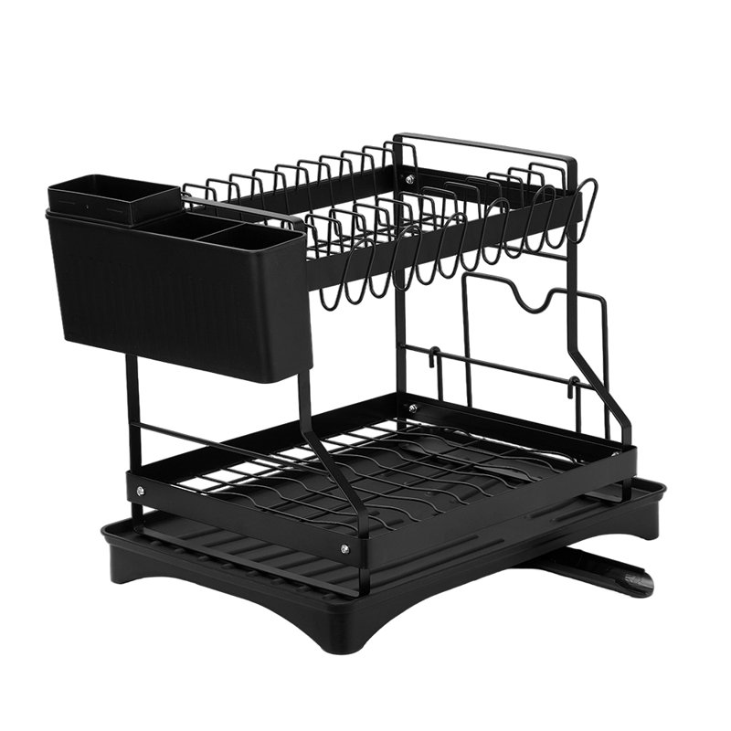 Steel Dish Rack, Black