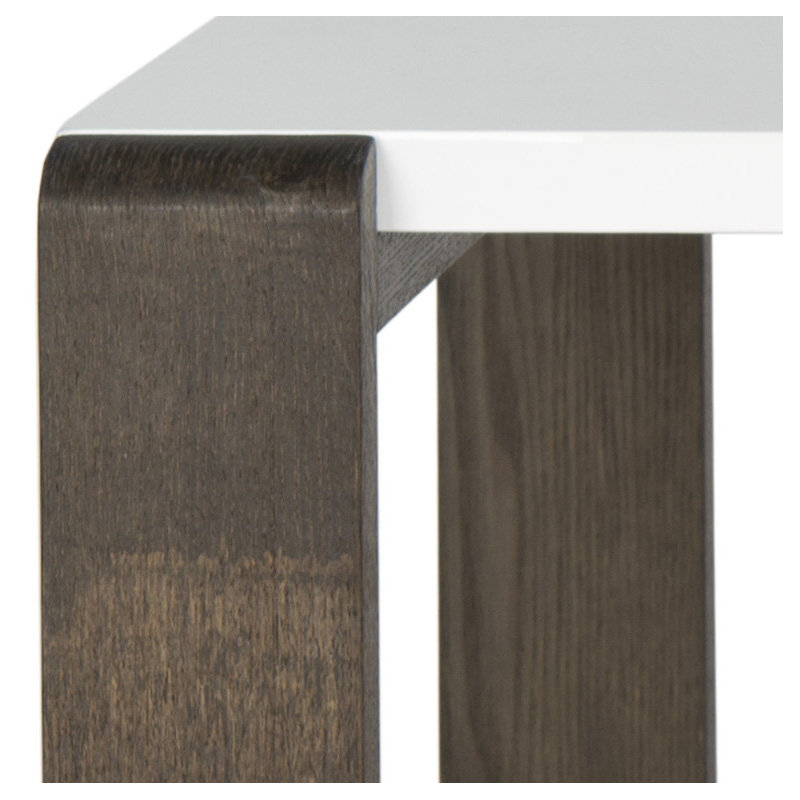 Ensemble de tables basses 3 pièces Egan, Brun foncé, Brun foncé