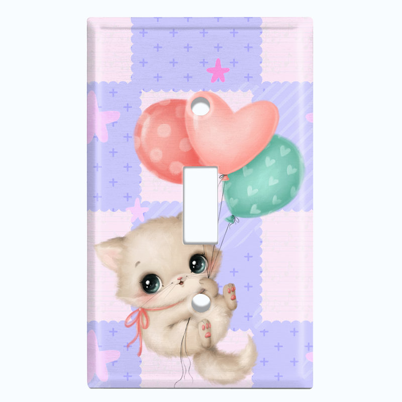 Animals 1 - Gang Toggle Light Switch Standard Wall Plate